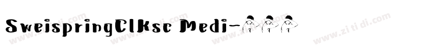 SweispringClKsc Medi字体转换